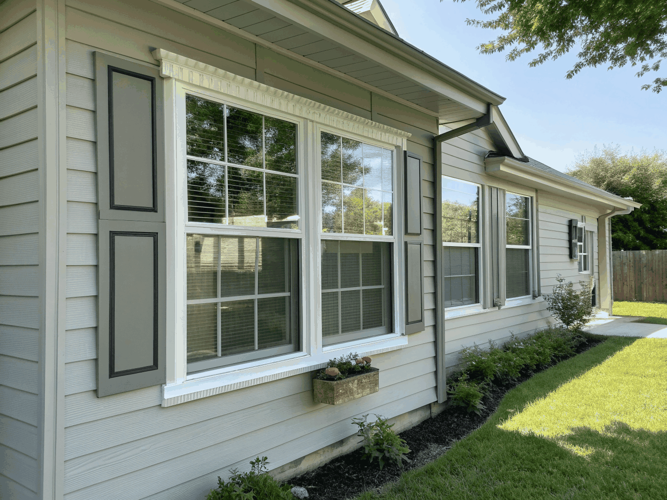 Custom energy-efficient window and patio door installation in a North Texas residence