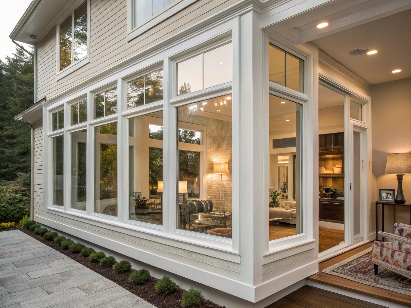 Custom arched and specialty-shape window replacement installation