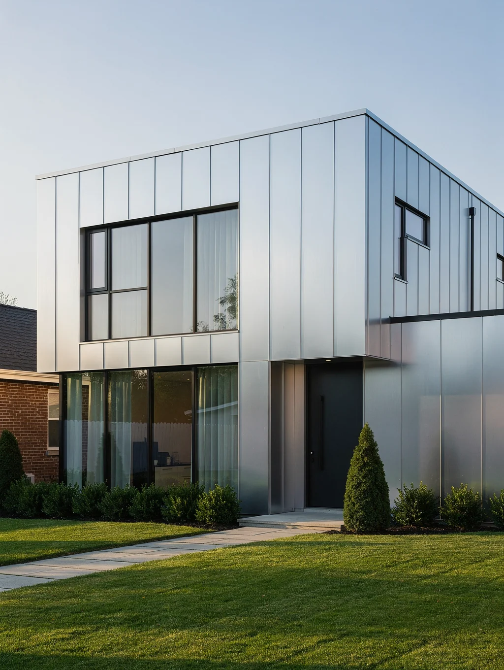Premium wood-clad window installation in a McKinney residence